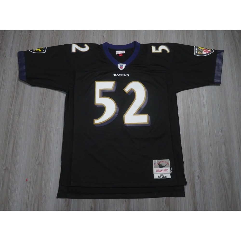 MITCHELL AND NESS NFL LEGACY JERSEY RAVENS 2004 RAY LEWIS Size Large Pre Owned